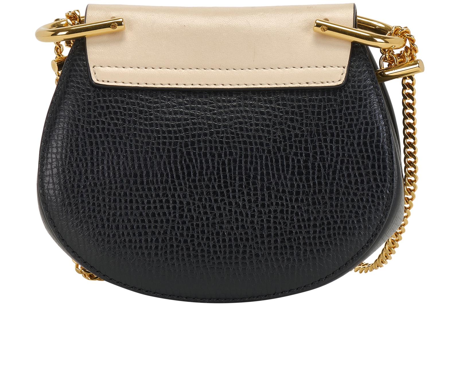 Nano Drew, &pound;295, Handbags, Black/White, Leather, Back view